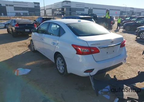 2018 Nissan Sentra Sv z USA, uszkodzony, nr VIN 3N1AB7AP0JY218579